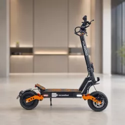 Электросамокат Kugoo Kirin G2 PRO - 1500 Вт, 21 Ач, до 70 км на одном заряде, двойные дисковые тормоза, складная конструкция thumbnail