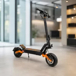 Электросамокат Kugoo Kirin G2 PRO - 1500 Вт, 21 Ач, до 70 км на одном заряде, двойные дисковые тормоза, складная конструкция thumbnail
