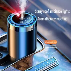 Умный автомобильный увлажнитель воздуха Starry Sky Summit - Аромадиффузор USB, 5 режимов, эффект звездного неба thumbnail