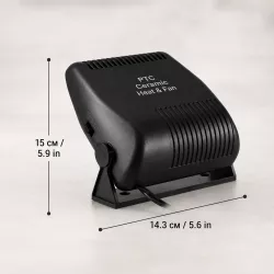 Автомобильный обогреватель Car Fan CF-701 - 12 В, 150 Вт, компактный и портативный, быстрое размораживание стекол thumbnail