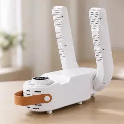 Электрическая ультрафиолетовая сушилка для обуви Shoe Dryer - 4 режима таймера, температура до 48°C, белая thumbnail