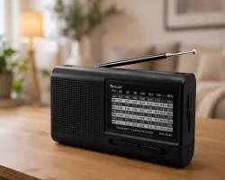Портативный радиоприемник Golon RX-3040 - встроенный аккумулятор, поддержка FM/AM/SW, аналоговая настройка, компактный дизайн thumbnail