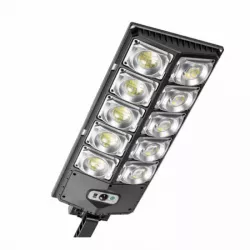 Уличный фонарь W789A-5 300LED с солнечной панелью - Датчик движения, Пульт ДУ, IP65, 60 Вт thumbnail