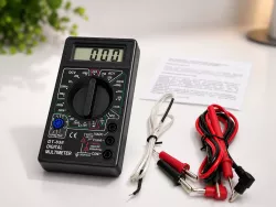Цифровой мультиметр DT-838 - LCD-дисплей, измерение температуры, звуковая прозвонка, 3.5-разряда thumbnail