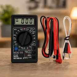 Цифровой мультиметр DT-838 - LCD-дисплей, измерение температуры, звуковая прозвонка, 3.5-разряда thumbnail