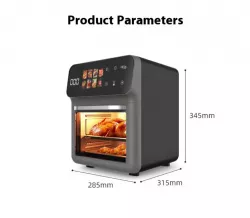 Электрическая мультипечь Top Kitchen TK-00244 - 12л, 2400 Вт, 10 автоматических программ, сенсорное управление thumbnail