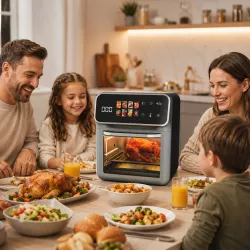 Электрическая мультипечь Top Kitchen TK-00244 - 12л, 2400 Вт, 10 автоматических программ, сенсорное управление thumbnail