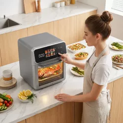 Электрическая мультипечь Top Kitchen TK-00244 - 12л, 2400 Вт, 10 автоматических программ, сенсорное управление thumbnail