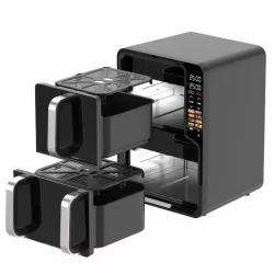 Двухкамерная аэрофритюрница T.K. Line TK00275 - 12л+6л, сенсорное управление, 5200+2000 Вт thumbnail