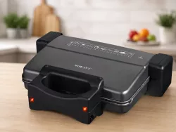 Электрогриль 2в1 Sokany KJ-208 - 2000 Вт, открывание на 180°, антипригарное покрытие thumbnail