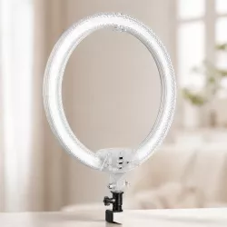 Кольцевая LED-лампа Crystal Diamond RD-22 56 см - RGB-подсветка, 3 держателя, пульт управления thumbnail