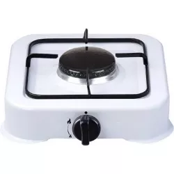 Настольная газовая плита STARLUX SGS 6001 - 1 конфорка, съемная решетка, белая, 2.2 кВт thumbnail