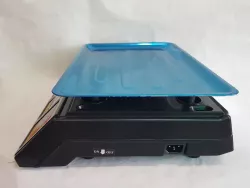 Электронные торговые весы Crystal 50 kg - платформа из нержавеющей стали, встроенный калькулятор, питание от сети и аккумулятора, два LED-дисплея thumbnail