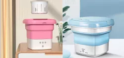 Складная стиральная машинка Maxtop - 300 оборотов, озоновая стерилизация, сенсорное управление, 10 Вт thumbnail