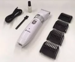 Машинка для стрижки животных Gemei GM-634 - керамические ножи, 4 насадки, аккумуляторная, 60 мин работы thumbnail