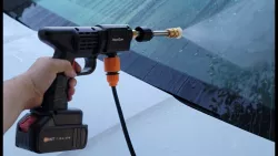 Беспроводная мойка высокого давления Даджет AquaGun - 30 АТМ, 5 л/мин, аккумуляторная, кейс + 2 насадки thumbnail