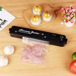 Вакуумный упаковщик Vacuum Sealer LP-11 - 100 Вт, функция запаивания и вакуумирования, компактный, черный thumbnail