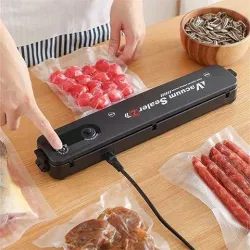 Вакуумный упаковщик Vacuum Sealer LP-11 - 100 Вт, функция запаивания и вакуумирования, компактный, черный thumbnail