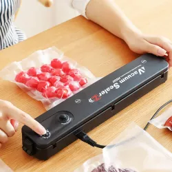 Вакуумный упаковщик Vacuum Sealer LP-11 - 100 Вт, функция запаивания и вакуумирования, компактный, черный thumbnail