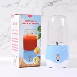Портативный блендер Juicer с USB зарядкой - 400 мл, 4 лезвия, до 15000 об/мин, для смузи и коктейлей thumbnail