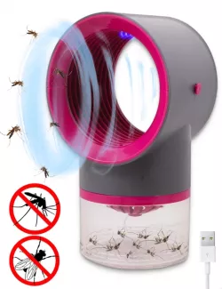 Ловушка уничтожитель комаров Tinkleo Mosquito Killer - УФ-лампа, USB питание, тихая работа, 20-50 м² thumbnail