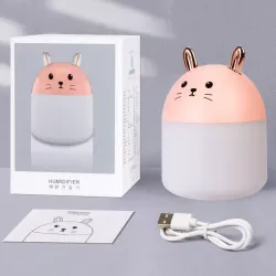Мини-увлажнитель воздуха с ночником - Котик, 2 режима, USB-питание, 0.25  thumbnail
