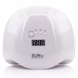 Лампа для нігтів SUN X 54W UV/LED - 36 світлодіодів, Таймер 10/30/60/99 сек, Знімне дно, Біла thumbnail