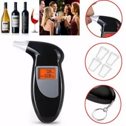 Алкотестер Digital Breath Alcohol Tester - ЖК-дисплей, диапазон 0,00-1,90 промилле, 4 мундштука thumbnail