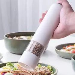Электрическая мельница для специй DISPENER - регулировка помола, подсветка, стильный дизайн, работа от 4 батареек АА thumbnail
