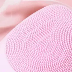 Силиконовая щетка-массажер для лица Sonic Facial Brush - водонепроницаемая, ультразвуковые пульсации, мощный аккумулятор, USB зарядка thumbnail