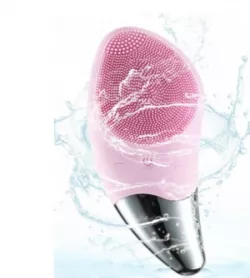 Силиконовая щетка-массажер для лица Sonic Facial Brush - водонепроницаемая, ультразвуковые пульсации, мощный аккумулятор, USB зарядка thumbnail