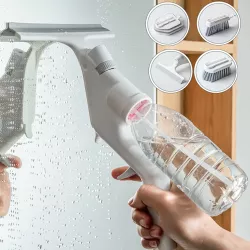 Щетка для уборки 4в1 с распылителем Water Spray Cleaning Kits - многоцелевое использование, 4 насадки, бережная очистка thumbnail