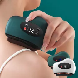 Дренажный массажер скребковый LY-401 - 3 режима, USB зарядка, 42℃ нагрев, 90 минут работы thumbnail
