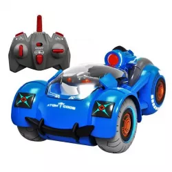 Радіокерований мотоцикл Virus HUNTER з дезінфектором - 2WD, світлові та звукові ефекти, 2.4GHz, до 12 км/год thumbnail