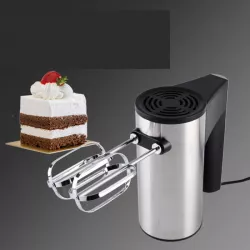 Ручной кухонный миксер DOMOTEC R-6629A с подставкой - 5 скоростей, турбо-режим, 2 насадки, 240 Вт thumbnail