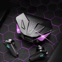 Беспроводные игровые наушники TWS X15 - RGB LED подсветка, Bluetooth 5.0, Hi-Fi стерео, до 24 ч работы thumbnail