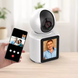 IP Камера WI-FI Відеоняня - 1080p, Двосторонній відео-чат, Нічне бачення, Кут 120°, обертання 350° thumbnail