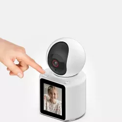 IP Камера WI-FI Відеоняня - 1080p, Двосторонній відео-чат, Нічне бачення, Кут 120°, обертання 350° thumbnail