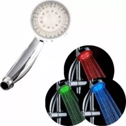 Светодиодная насадка для душа LED Shower - 3 цвета, без батареек, изменяет подсветку по температуре воды thumbnail