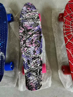 Скейтборд Penny Board 22 дюйма - ABEC-7, светящиеся PU-колеса, до 80 кг thumbnail