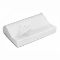 Ортопедическая подушка Memory Pillow с эффектом памяти - анатомическая поддержка, гипоаллергенная, размер 50x29x10/7 см thumbnail