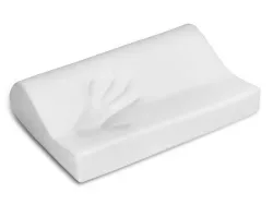 Ортопедическая подушка Memory Pillow с эффектом памяти - анатомическая поддержка, гипоаллергенная, размер 50x29x10/7 см thumbnail