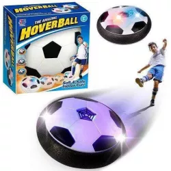 Футбольный мяч HoverBall с подсветкой - Аэрофутбол для дома, мягкий бампер, работает от 4 AA батареек thumbnail