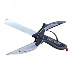 Умные ножницы Clever Cutter 2 в 1 - нержавеющая сталь, встроенная разделочная доска, длина 25 см thumbnail