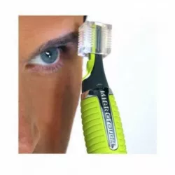 Универсальный триммер Micro Touch Max - для носа и ушей, встроенная подсветка, 2 насадки, работает от 1 ААА батарейки thumbnail