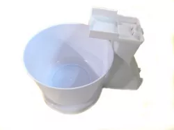 Ручной миксер с чашей Domotec MS-1366 - 7 скоростей, 200W, 2л чаша, наклон 45°, пластик, белый thumbnail