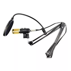 Студийный микрофон Music M-800U - кардиоидный, частотный диапазон 30-20000 Гц, стойка и ветрозащита в комплекте thumbnail