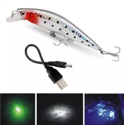 Электронная приманка для рыбалки Twitching Lure - 13 см, 20 г, крючки из высоколегированной стали, быстрая зарядка 20 мин thumbnail