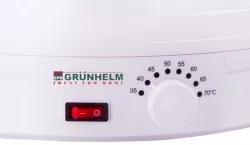 Сушарка для овочів та фруктів ROYALS - 800W, 5 рівнів, захист від перегріву, діапазон температур 35-70°C thumbnail