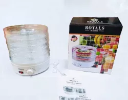 Сушарка для овочів та фруктів ROYALS - 800W, 5 рівнів, захист від перегріву, діапазон температур 35-70°C thumbnail